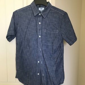 Old Navy Chambray / Denim Shirt Boys XL